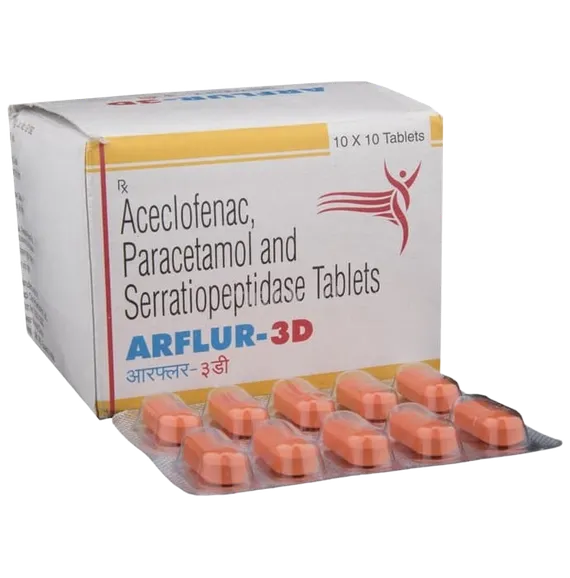 arflur 3d tablet 10's